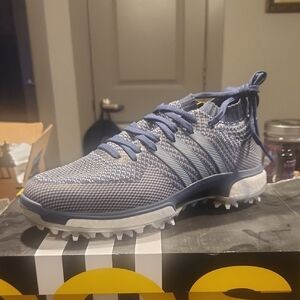 Adidas Navy and White Golf Shoes